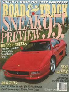ROAD & TRACK 1994 SEPT - BOSLEY Mk 1, F355, RIVIERA